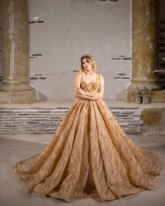 Royal Gold Empress Gown