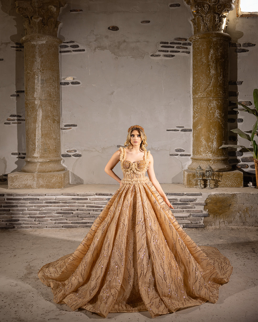Royal Gold Empress Gown