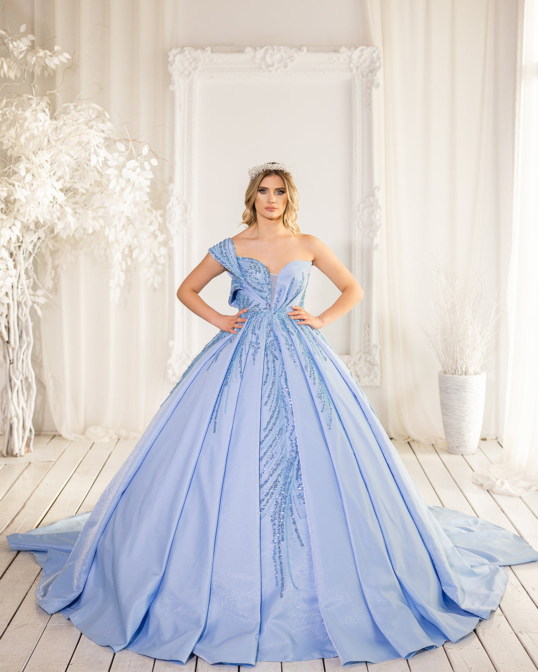 Sky Whisper Gown