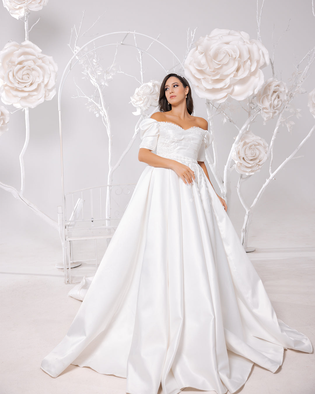 Milky Elegance Gown