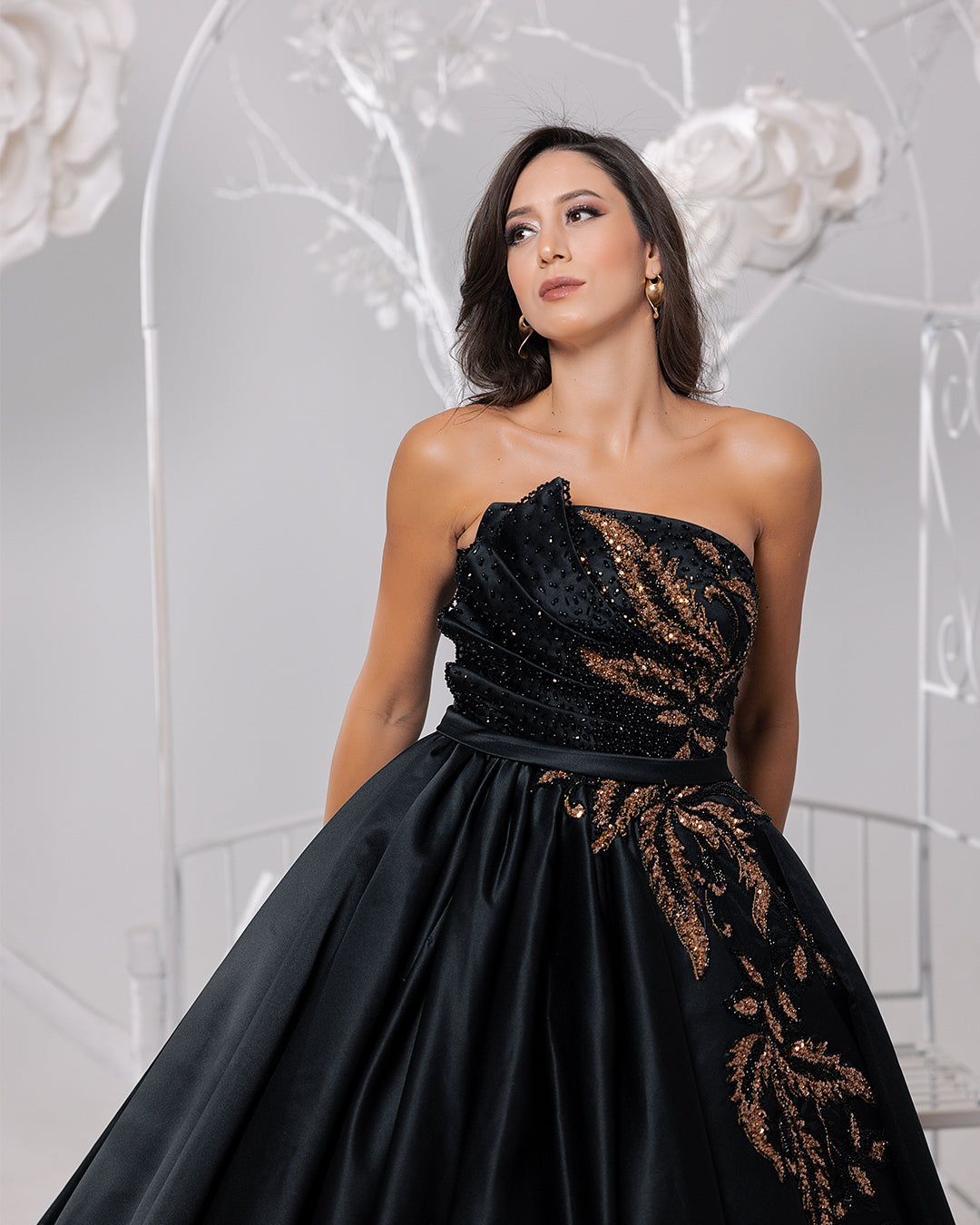 Golden Shadow Gown