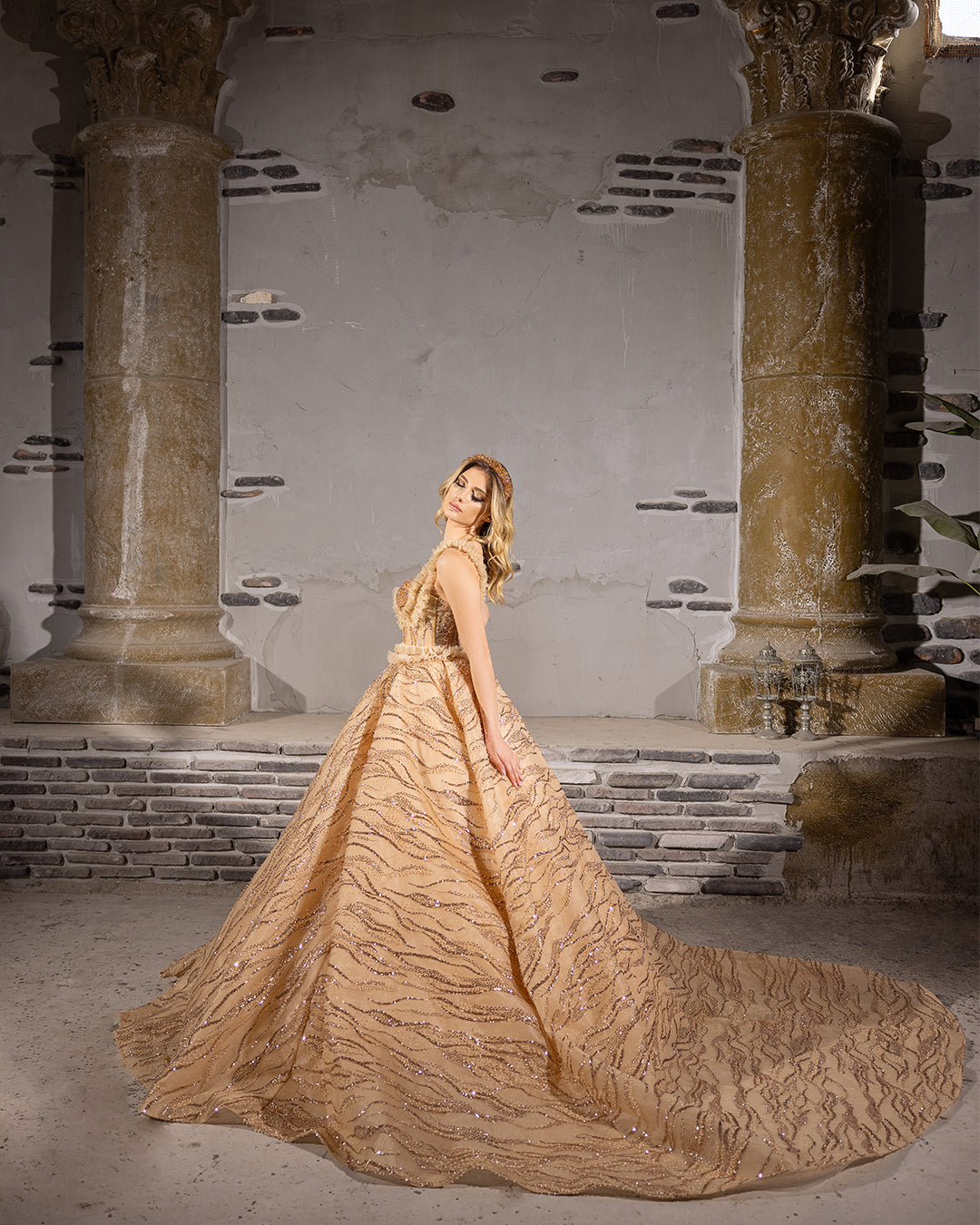 Royal Gold Empress Gown
