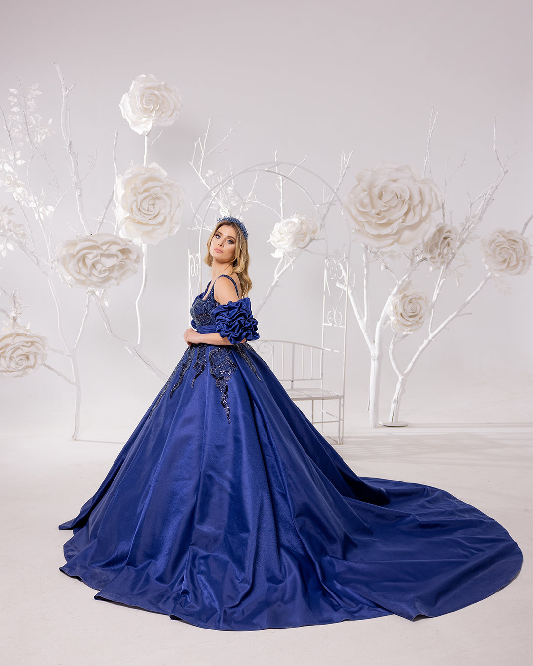 Dark Bloom Gown