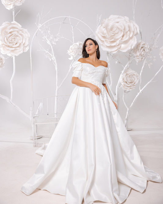 Milky Elegance Gown