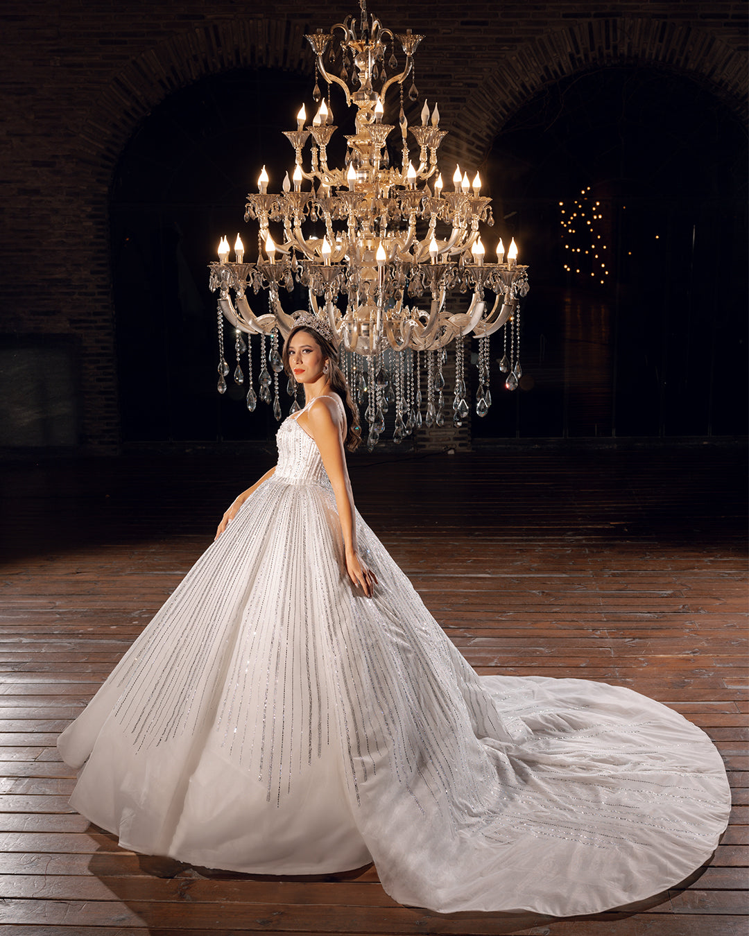 Moon Petal Gown